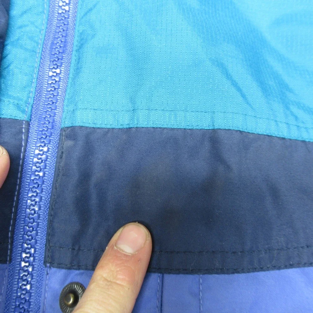 Columbia Jacket Women Small Blue Insulated Rain Wind Winter Removable Liner 3in1 - Picture 8 of 15